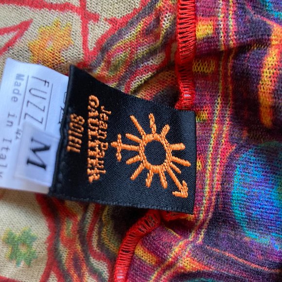 Jean Paul Gaultier Soleil Vintage Tribal Mesh Wrap Skirt - Picture 3 of 5